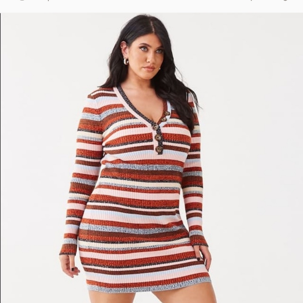 EUC FOREVER 21+ SWEATER DRESS SIZE 3X